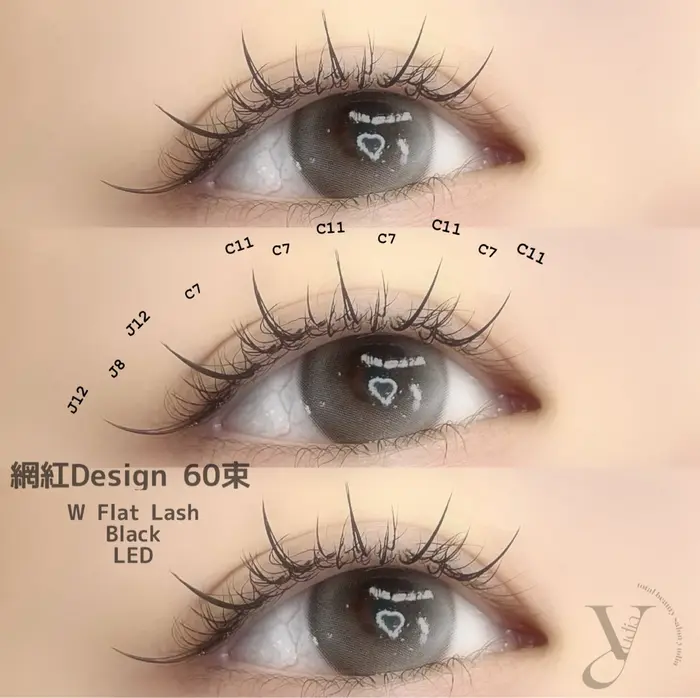 YudiaオリジナルワンホンLEDマツエク 60束｜𝐧𝐞𝐨𝐧新宿 𝐀𝐲𝐚(Yudia  