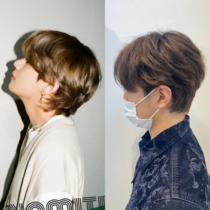 Btsテテ風カルマパーマ Btsテテ風 パーマ テテ パーマ テテ ウルフ テテ 髪型 テテ マッシ Go Today Shaire Salon 原宿verno所属 韓国メンズ専門 Ryoのヘアカタログ ミニモ