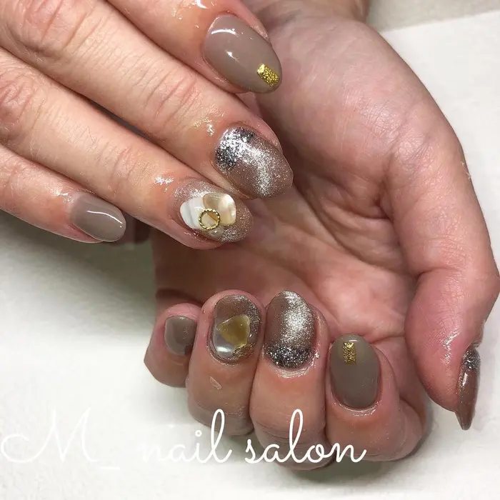 12月限定ネイルデザイン M Nail Salon所属 M Nail Salonのネイルデザイン ミニモ