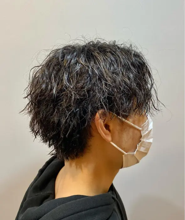襟足ありのツイスパマッシュスタイルです To You所属 メンズパーマ職人 渡部のヘアカタログ ミニモ