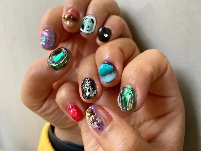 𓂃𓂃roji Nail𓂃𓂃 Roji Nail 東京都豊島区2 5 10 扇屋ビル2f 定休日 Roji Nail所属 Nailist Kaedeのネイルデザイン ミニモ