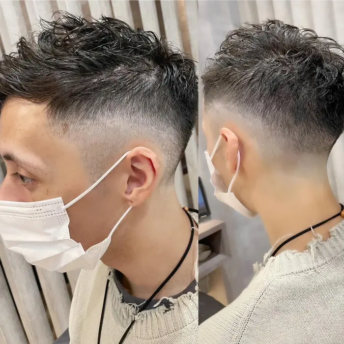 外国人風スキンフェード メンズのワンランク上の刈り上げ技術 0ミリから6ミリのグラデーションで G Grow所属 堀 夢哉 札幌 大通美容室のヘアカタログ ミニモ