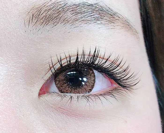 140本フラットラッシュ Cカール Eyerash Salon Calin 所属 Calin カランのマツエク デザイン ミニモ
