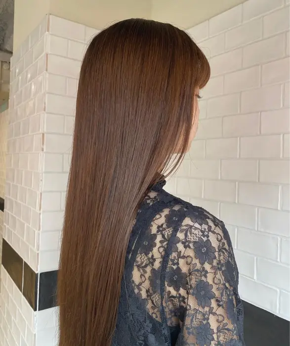 量だけとりたい 毛先のダメージ部分だけ切りたい 前髪だけ切りたい など 伸ばし中の方の Brown Nakano所属 Brown 濱川 遥のヘアカタログ ミニモ