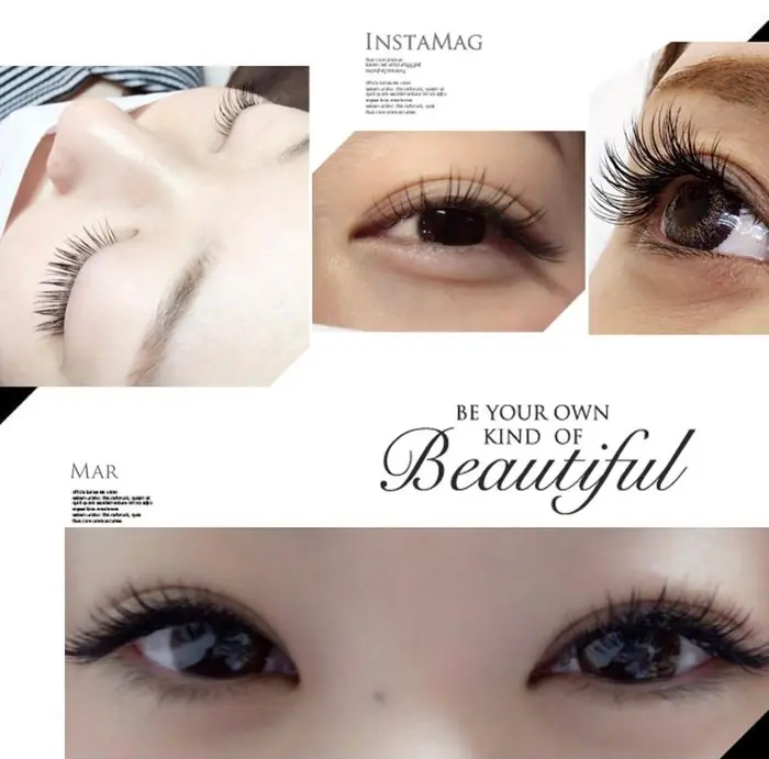 リシェルアイラッシュ小田原店所属 岡崎 愛のマツエクデザイン ミニモ