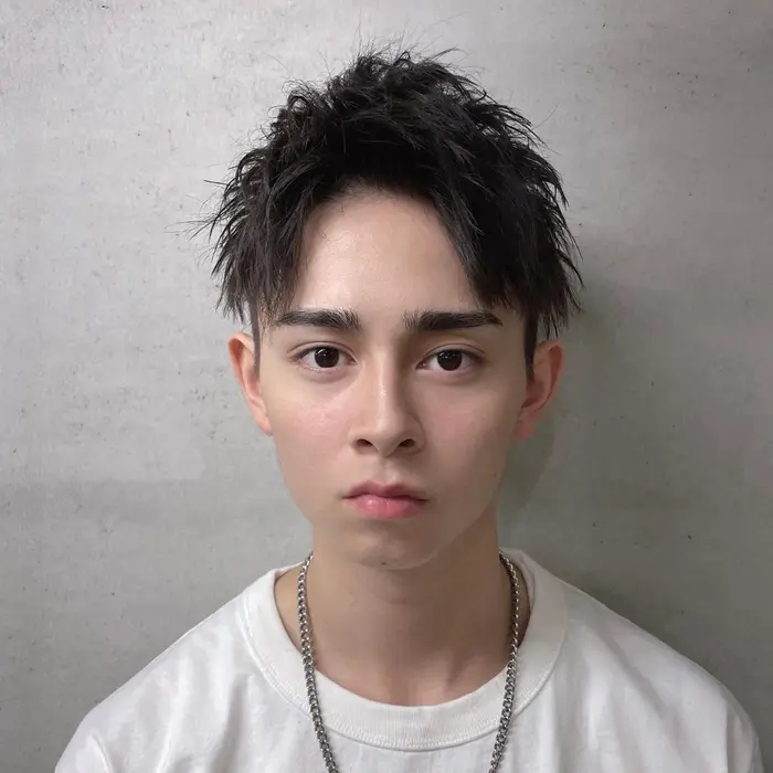 パーマ風のアイロン Lond Gullman所属 江村 翼 メンズ ショート ツイストのヘアカタログ ミニモ