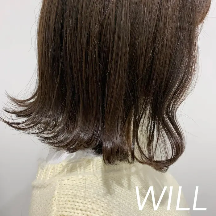 モカベージュ ブリーチなし Will所属 Will 渡邉菜那子のヘアカタログ ミニモ