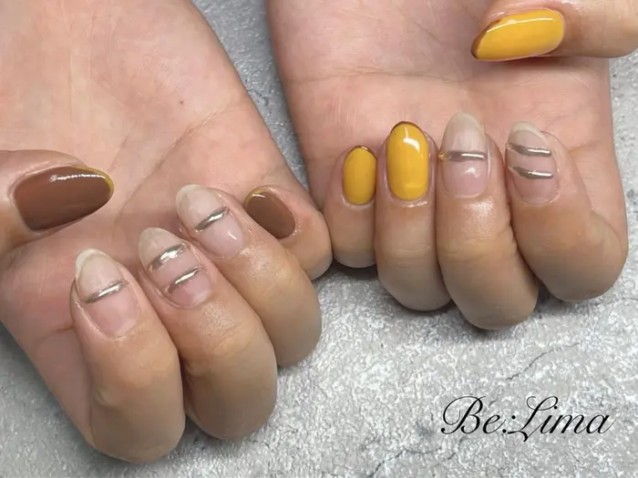ジェルネイル ネイルデザイン ネイルアート ネイル 滋賀ネイル 滋賀県ネイルサロン 滋賀県ネイ Be Lima所属 Nail Salon Be Limaのネイルデザイン ミニモ