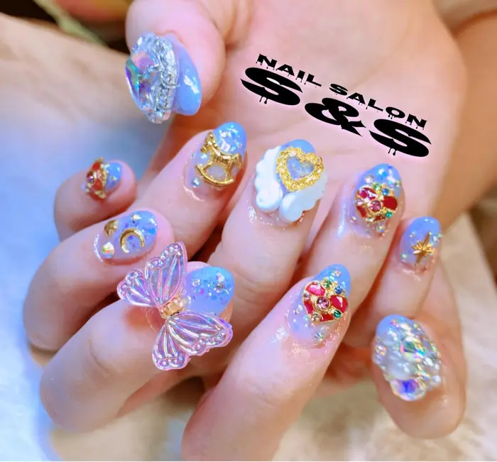 八王子ネイル 八王子ネイルサロン 立川ネイルサロン 八王子自宅サロン S S 個人サロン キャラ3 S S所属 S S 村田小百合のネイル デザイン ミニモ