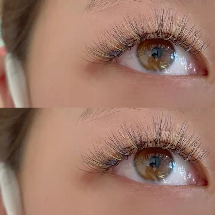 カラーエクステミックス ３d 黄色 ｌoa A Beauty Eyelash所属 Maki のマツエクデザイン ミニモ