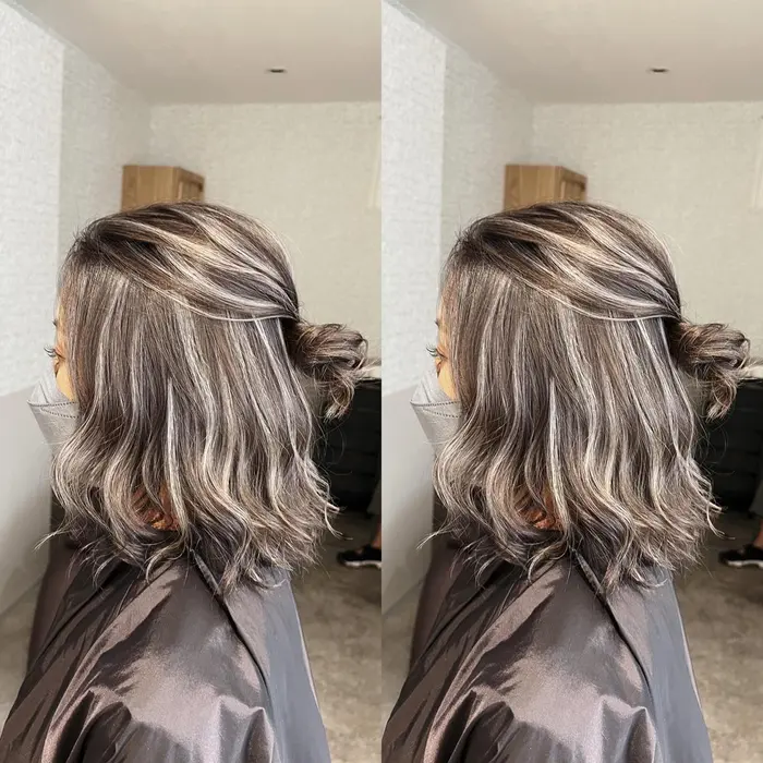 ハイライトカラー ハーフアップ Go Today所属 前 直也のヘアカタログ ミニモ