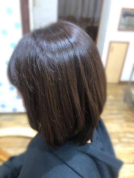 グレーカラーモデル カラーモデルとして来て頂いた方でカラーして生トリートメントというトリートメント Felice Of Hair所属 堀 大輔のヘアカタログ ミニモ