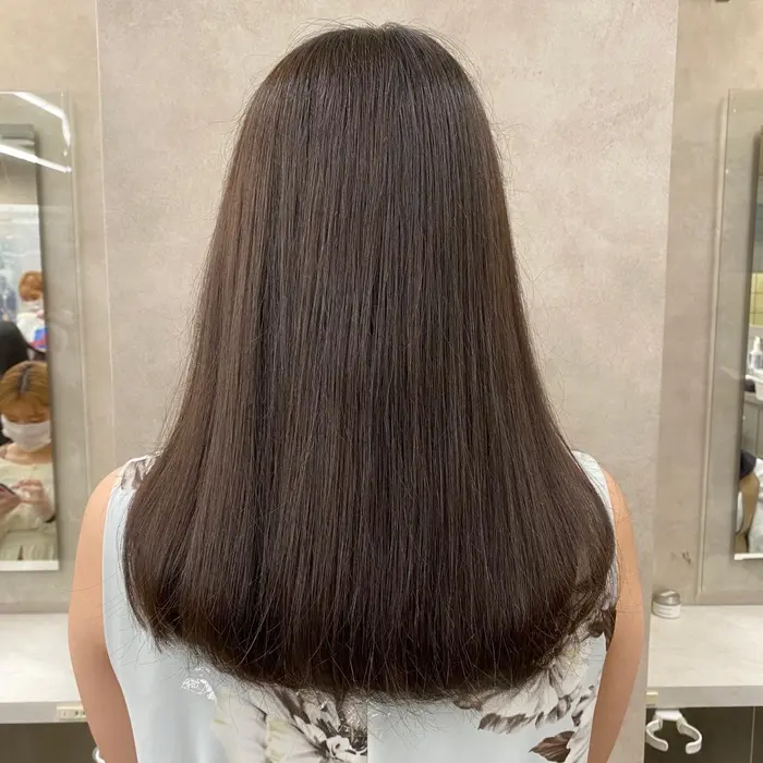 髪質改善トリートメントで艶々サラサラまとまりのある髪に 1回の施術でここまで綺麗になりますが 回数 United所属 髪質改善艶カラー 亘紘輝のヘアカタログ ミニモ