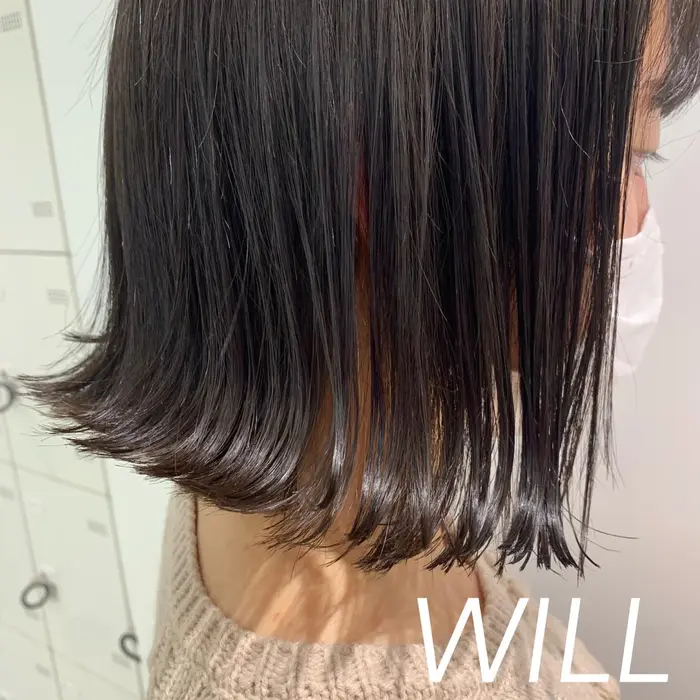 ダークブラウン ブリーチなし Will所属 Will 渡邉菜那子のヘアカタログ ミニモ