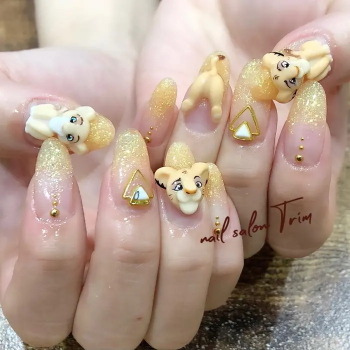 ライオンキング Nail Salon Trim所属 Nail Salon Trimのネイルデザイン ミニモ