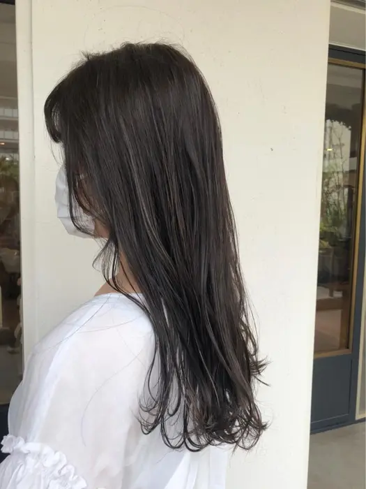 暗髪ハイライト Pap S De Coiffeur 甲東園所属 Mouri Renのヘアカタログ ミニモ