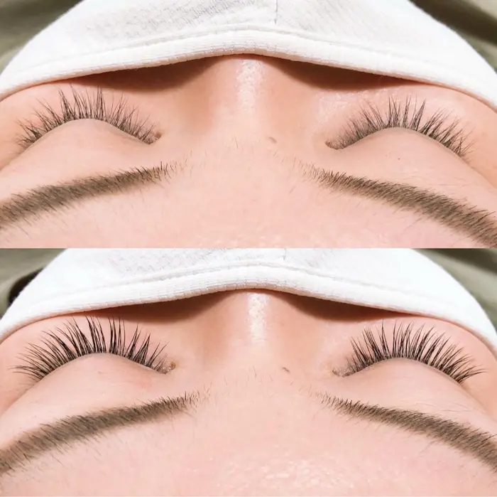 フラットラッシュ1本 ビフォーアフター Nail Eyelashsalonsiva所属 ネイル アイラッシュ Sivaのマツエクデザイン ミニモ