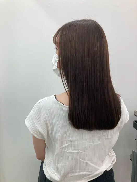 カラーと5stepトリートメントで ツヤサラ ホームケア用トリートメントもつけて トリートメント Nori所属 あくつ ゆうかのヘアカタログ ミニモ