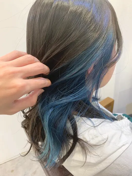 鮮やかなインナーカラー Agu Hair Link 富士見店所属 中野 大樹のヘアカタログ ミニモ