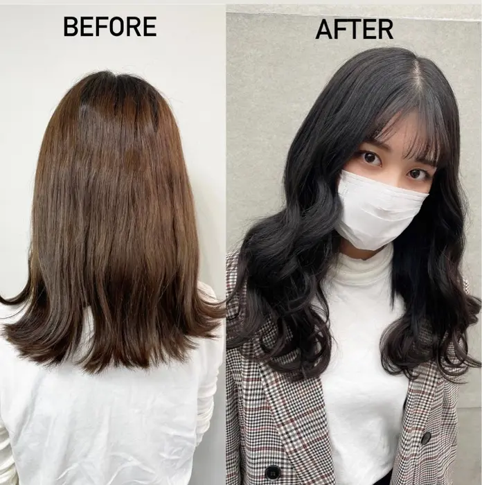 Siren所属 Senri 韓国風カラーエクステのヘアカタログ ミニモ