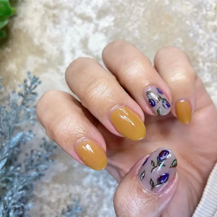 チューリップネイル イエローネイル 春ネイル Koto Nail所属 Kotone ネイル 美眉のネイルデザイン ミニモ