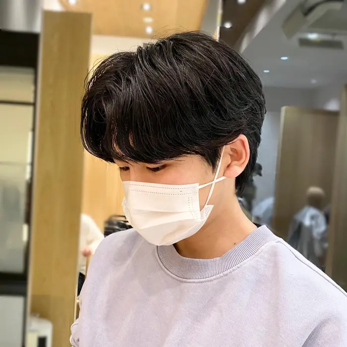 Btsテテ風カルマパーマ Btsテテ風 パーマ テテ パーマ テテ ウルフ テテ 髪型 テテ マッシ Go Today Shaire Salon 原宿verno所属 韓国メンズ専門 Ryoのヘアカタログ ミニモ