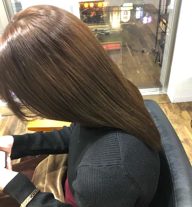 髪質改善でハリとコシのある髪に仕上がりました 少しでも気になった方はご連絡お待ちしております Rounds By Lien 錦糸町所属 三橋 衿奈のヘアカタログ ミニモ