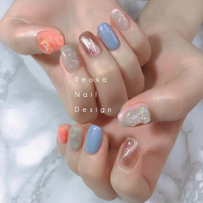 Reo Nail Salon所属 Reo Nail 西船橋店のネイルデザイン ミニモ