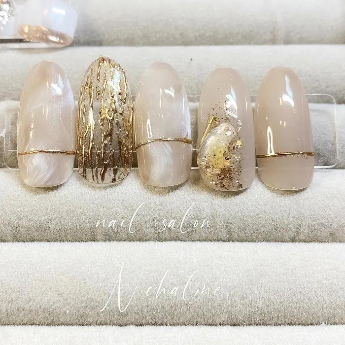 福岡ネイル 福岡市南区ネイルサロン プライベートサロン ルミナジェル ルミナベース ニュアンスネイ N Chalme エヌシャルム 所属 N Chalme エヌシャルムのネイルデザイン ミニモ