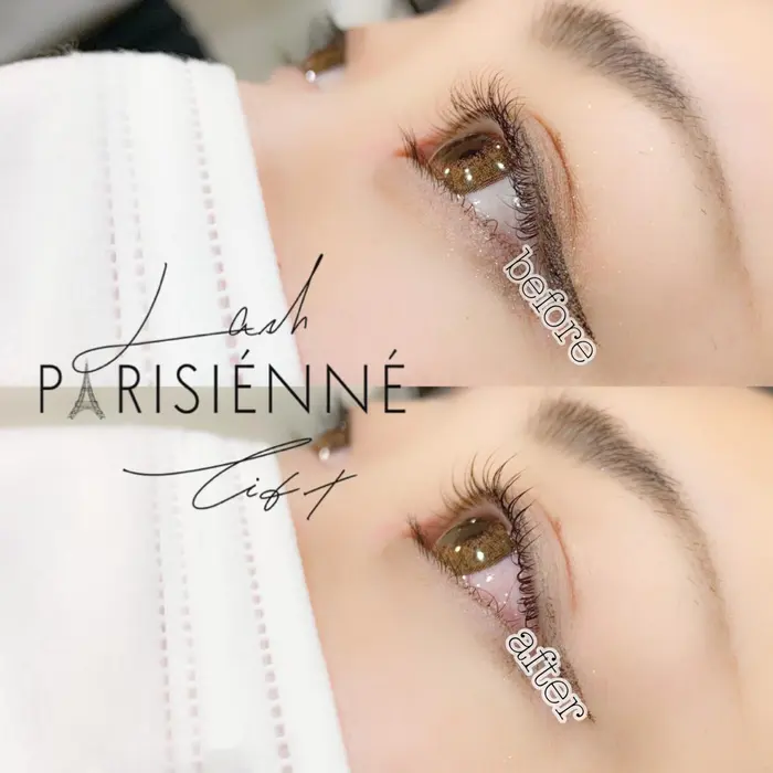 通常のまつ毛パーマ履歴でばらついた毛先も 矯正してリフトアップ Apsee 明石店所属 下鍋 実由のヘアカタログ ミニモ