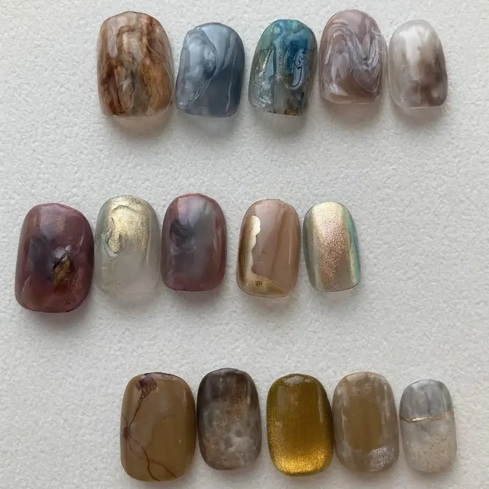 Mer Fudge 所属 Mer Emiのネイルデザイン ミニモ