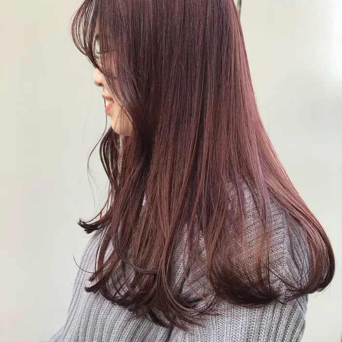 ロングとワンカールの相性も抜群顔周り巻きは韓国風にもできます Knock所属 大前 佳穂のヘアカタログ ミニモ