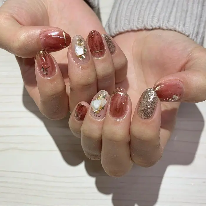 Nes Nail所属 Terashima Aikoのネイルデザイン ミニモ