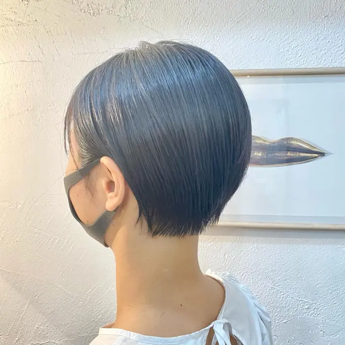 ショート ショートカット ハンサムショート 丸みショート ショートヘア Allen所属 店長 ボブ ショート Yuki のヘアカタログ ミニモ