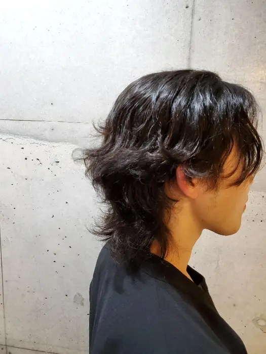 ウルフパーマ ウルフ特有の襟足にパーマをかけて跳ねて無造作に動くようにしました いつもと違った Hair Salon M 川越店所属 堀 凌紀のヘアカタログ ミニモ