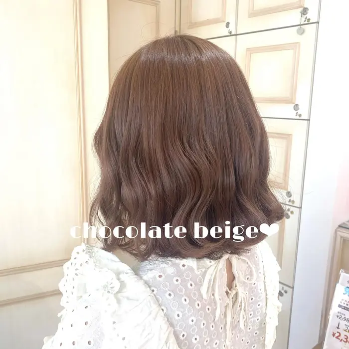 チョコベージュ Next By Forte所属 カラーリスト 下萩原亜美のヘアカタログ ミニモ