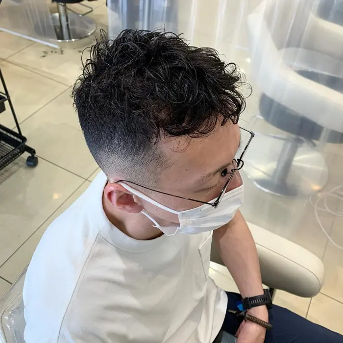 フェード0 8mm パーマスタイル この夏涼しげにお洒落に Ash 瀬谷店所属 道田 光希のヘアカタログ ミニモ