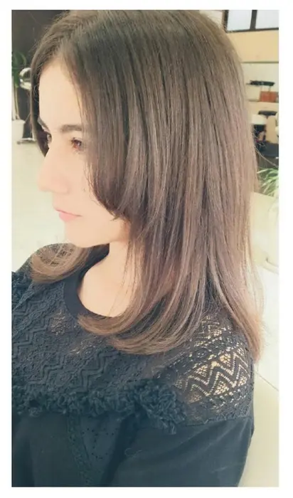 ワンカールサラサラストレート 担当 オカマツ Hair Verde ヘアーヴェルデ 所属 Hair Verdeのヘアカタログ ミニモ