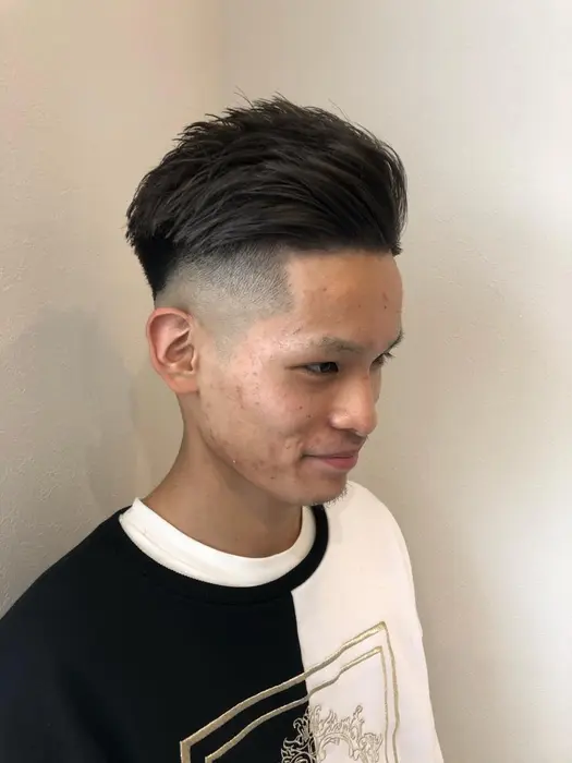 Skin Fade Up Bang Vivid Link所属 北條俊裕 メンズカット 宇都宮のヘアカタログ ミニモ