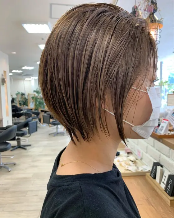 バームのみでセットのショートボブ Terrace At Face所属 ブリーチデザイン 山本光太のヘアカタログ ミニモ