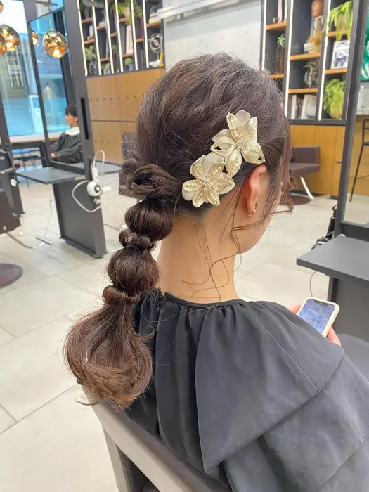 最近大人気の編みおろし