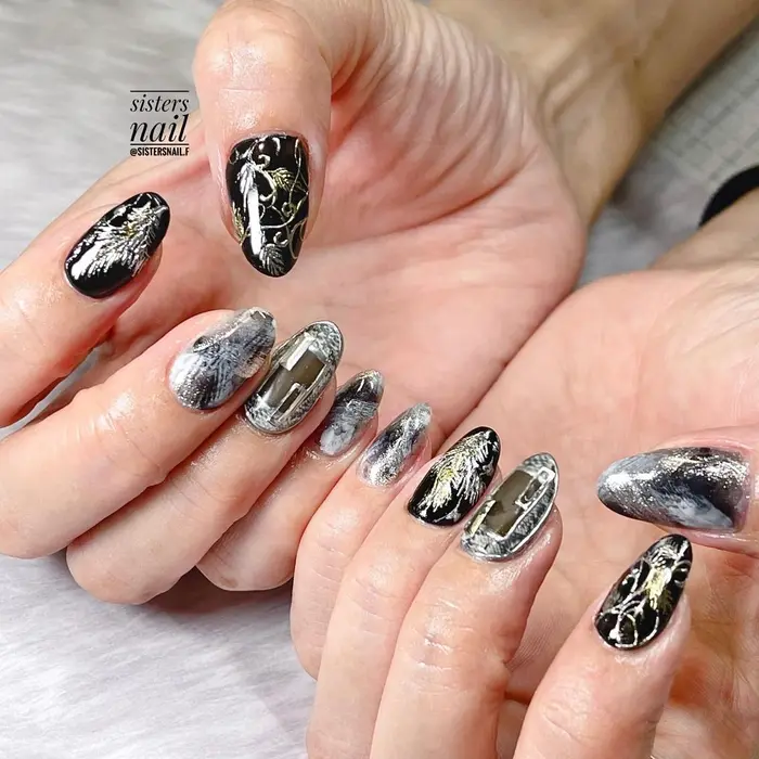 バンド Mucc のアー写イメージネイルカッチョいいですね シスターズネイルドットエフ所属 Sisters Nail Fのネイルデザイン ミニモ