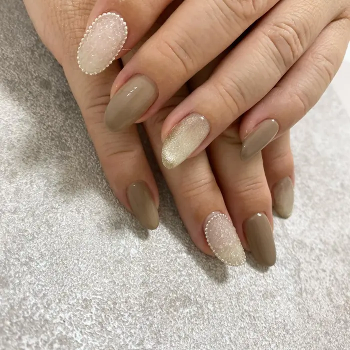 韓国ネイル ピクシーネイル マグネットネイル ギャラクシーネイル ブラウンネイル バレンタインネイ Passage Nail所属 豊洲ネイルサロン Asaのネイルデザイン ミニモ