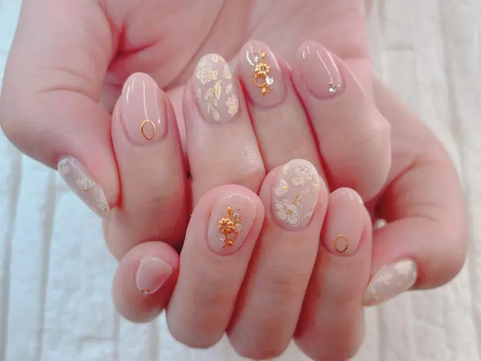 浅草着物レンタル ネイル虹所属 ネイル虹 のネイルデザイン ミニモ