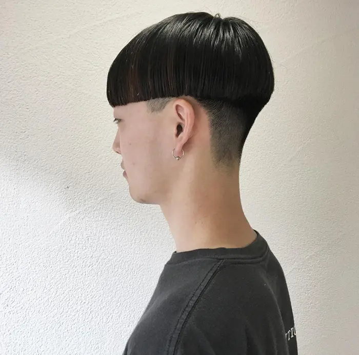 個性派メンズ 床平行のパツッと刈り上げマッシュ Ananda所属 丸山 綾香のヘアカタログ ミニモ