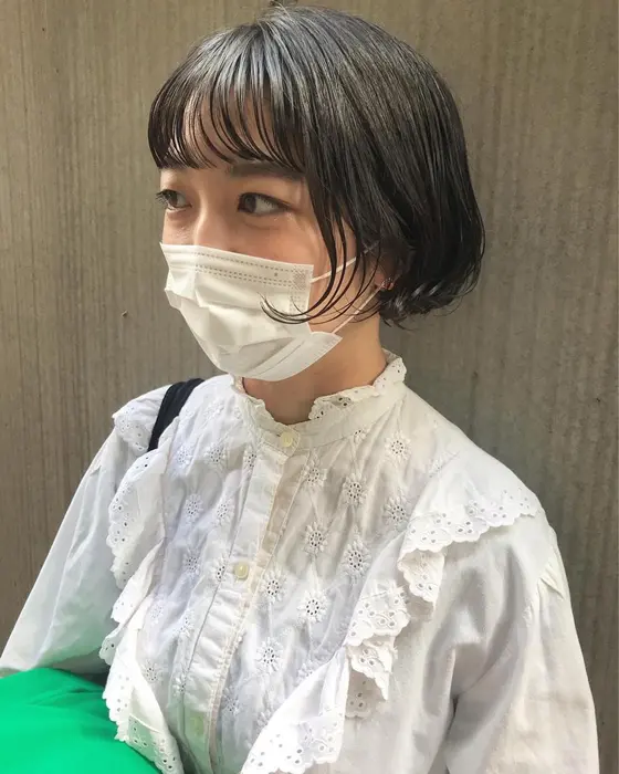 丸みのあるコロンとしたシルエットのボブ パーマで雰囲気チェンジしてみませんか Jeno所属 吉田 美紀 のヘアカタログ ミニモ