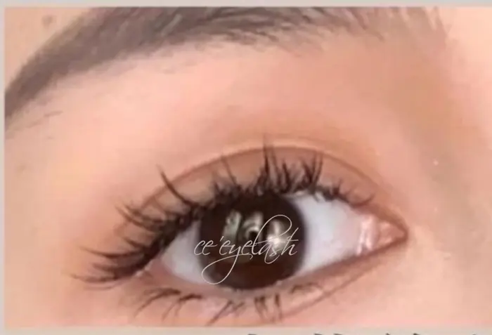 ワンホンまつえく 網紅 デザイン ポイントで長さ出て可愛い Ce Eyelash所属 Ce Eyelashのマツエクデザイン ミニモ
