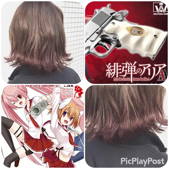 アニメシリーズphoto 27 緋弾のアリアaa 仕事上など 支障ない程度の裾スモークピンク For Evolve所属 藤田 治季のヘアカタログ ミニモ