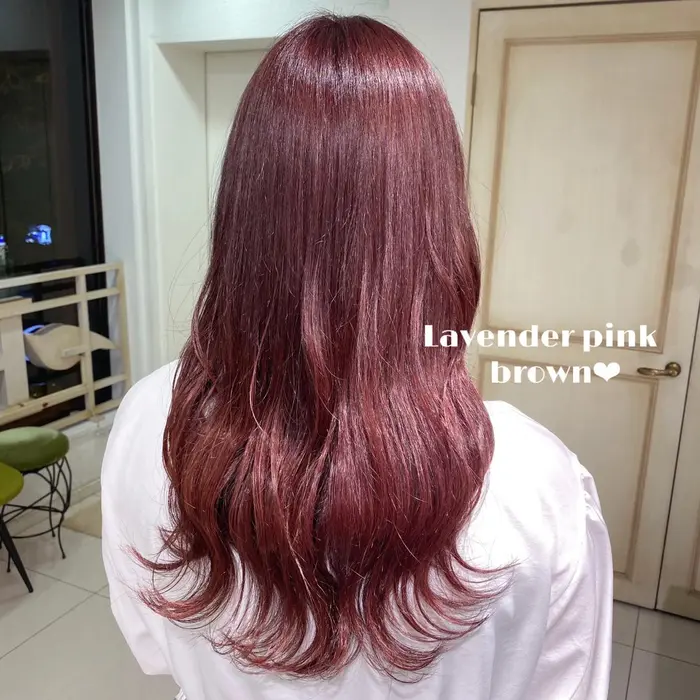 ラベンダーピンクブラウン Next By Forte所属 カラーリスト 下萩原亜美のヘアカタログ ミニモ