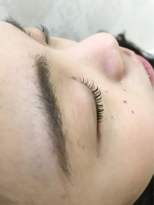しっかりカールついてます Beautysalon Eye S三ノ宮所属 三ノ宮 マツエク ネイルのマツエク デザイン ミニモ